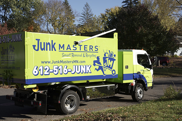 A Junk Masters junk truck ready to haul junk