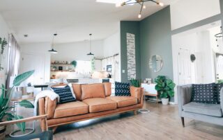 Renovated living room in Minneapolis